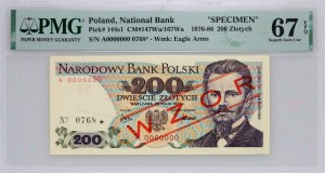 PRL, 200 zloty 25.05.1976, MODELLO, n. 0768, serie A