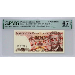 PRL, 100 zloty 17.05.1976, MODEL, n° 0791, série AM