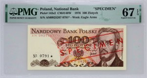 PRL, 100 zloty 17.05.1976, MODEL, n° 0791, série AM