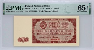 PRL, 5 zlotých 1.07.1948, séria B