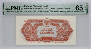 PRL, 2 zloté 1944 