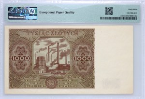 PRL, 1000 zloty 15.07.1947, serie H