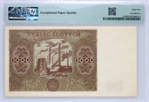 PRL, 1000 zloty 15.07.1947, série H