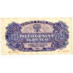 PRL, 50 złotych 1944 obowiązkowym, seria TH