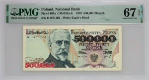 III RP, 500000 złotych 16.11.1993, seria H