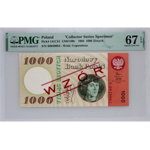PRL, 1000 zloty 29.10.1965, série S, MODÈLE