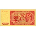 PRL, 100 złotych 1.07.1948, seria KR, WZÓR