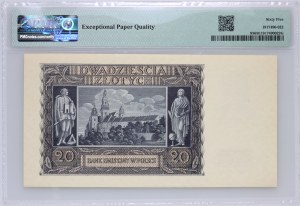 Gouvernement général, 20 zloty 1.03.1940, série G