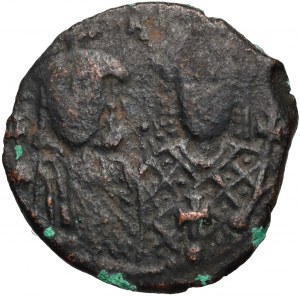 Bizancjum, Irena i Konstantyn VI 780-797, follis, Konstantynopol