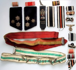 Germany, Reich, large collection, ribbons, buttons, ribbons, pagons and more