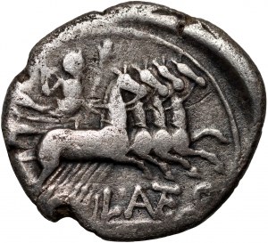 Repubblica Romana, L. Antestius Gragulus 136 a.C., denario, Roma