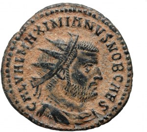 Impero romano, Galerio come Cesare 293-305, follis, Kyzikos