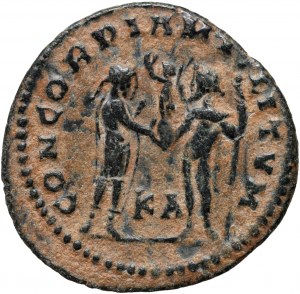 Impero romano, Galerio come Cesare 293-305, follis, Kyzikos