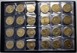 III RP, set de 2 pièces de zł de 1998-2014, (96 pièces)