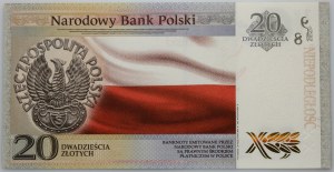 III RP, 20 zlotých 2018, 100. výročí získání nezávislosti, Józef Piłsudski, série RP, nízké číslo - RP0000865