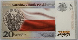 III RP, 20 Zloty 2018, 100. Jahrestag der Wiedererlangung der Unabhängigkeit, Józef Piłsudski, RP-Serie, niedrige Nummer - RP0000865