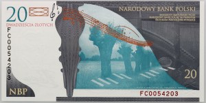 III RP, 20 złotych 2009, 200. Rocznica Urodzin Fryderyka Chopina, seria FC