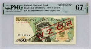PRL, 50 zloty 1.06.1979, MODEL, No. 0565, BW series