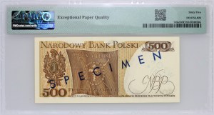 PRL, 500 zlotys 16.12.1974, MODÈLE, n° 1731, série K