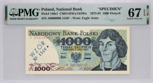 PRL, 1000 Zloty 2.07.1975, MODELL, Nr. 1546, Serie A