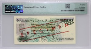 PRL, 5000 Zloty 1.06.1986, MODELL, Nr. 0671, Serie AY