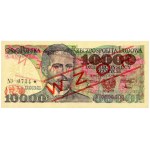 PRL, 10000 złotych 1.02.1987, WZÓR, No. 0734, seria A