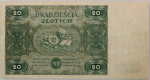PRL, 20 złotych 15.07.1947, seria A
