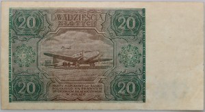 PRL, 20 Zloty 15.05.1946, Serie E