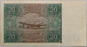 PRL, 20 zloty 15.05.1946, série E