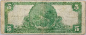 États-Unis d'Amérique, New York, 5 dollars, 5.07.1914