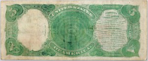 Spojené státy americké, 5 dolarů 1907, platidlo, série K