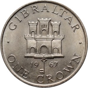 Gibraltar, Elisabeth II., Krone 1967, London