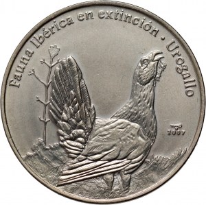Cuba, 1 peso 2007, L'Avana, Gallo cedrone