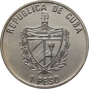 Kuba, 1 Peso 2007, Havanna, Moorhuhn