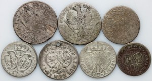 Německo, Prusko, sada mincí, (7 kusů)