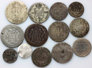 Německo, Prusko, sada mincí 1764-1814, (13 kusů)