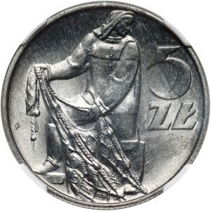 Repubblica Popolare di Polonia, 5 oro 1974, Pescatore, 