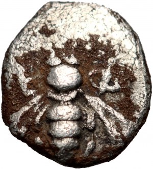 Grecia, Ionia, Efeso, 500-420 a.C., tetartemorion, ape