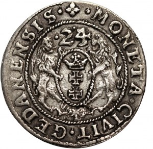 Sigismondo III Vasa, ort 1624, Danzica