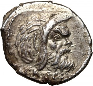 République romaine, C. Vibius Pansa 48 BC, denarius, Rome