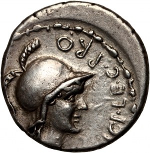 Římská republika, Gnaeus Pompeius Mladší 48-45 př. n. l., denár, Cordoba