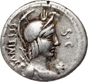 Republika Rzymska, M. Plaetorius M.f. Cestianus 67 p.n.e., denar, Rzym