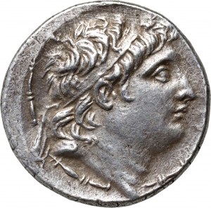 Grécko, Sýria, Seleukovci, Antiochos VII Euergetes 138-129 pred Kr., tetradrachma, Antiochia