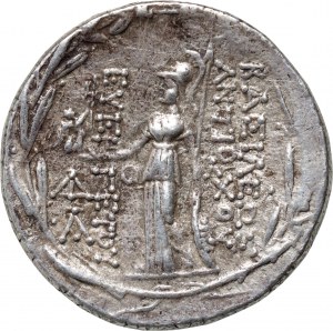 Griechenland, Syrien, Seleukiden, Antiochus VII Euergetes 138-129 v. Chr., Tetradrachme, Antiochia