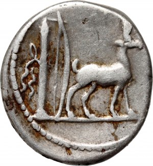Římská republika, C. Plancius 55 př. n. l., denár, Řím