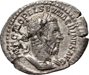 Impero romano, Macrinus 217-218, denario, Roma