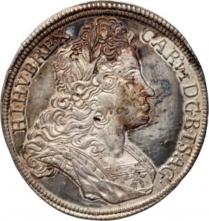 Boemia, Carlo VI, 1/2 tallero 1721, Kuttenberg (Kutná Hora)