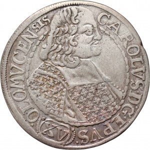 Czechy, Ołomuniec, Karol II, 15 krajcarów 1679 SAS, Kromieryż (Kremsier)