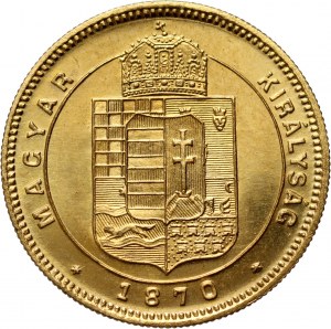 Ungheria, Francesco Giuseppe I, ducato 1870 KB, Kremnica, RESTRIZIONE