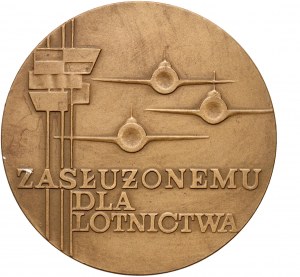 PRL, medal z 1988 roku, Zasłużonemu dla lotnictwa - Dowództwo Wojsk Lotniczych